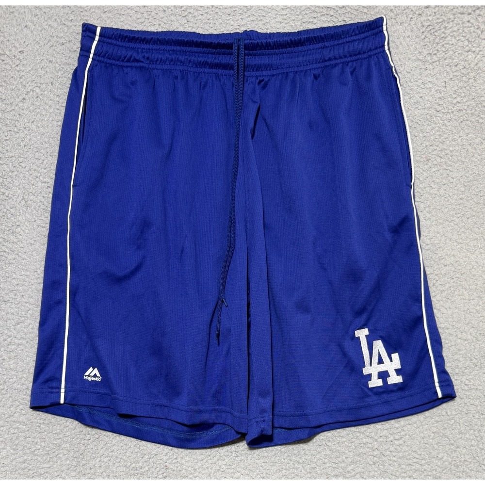 Majestic x Los Angeles Dodgers shorts Womens size 1X Basketball Gym Training